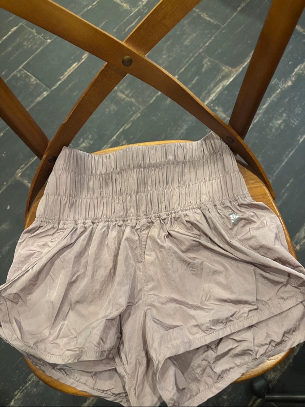 Free People Movemebt Light Lavender Women's High-Waist Athletic Shorts
